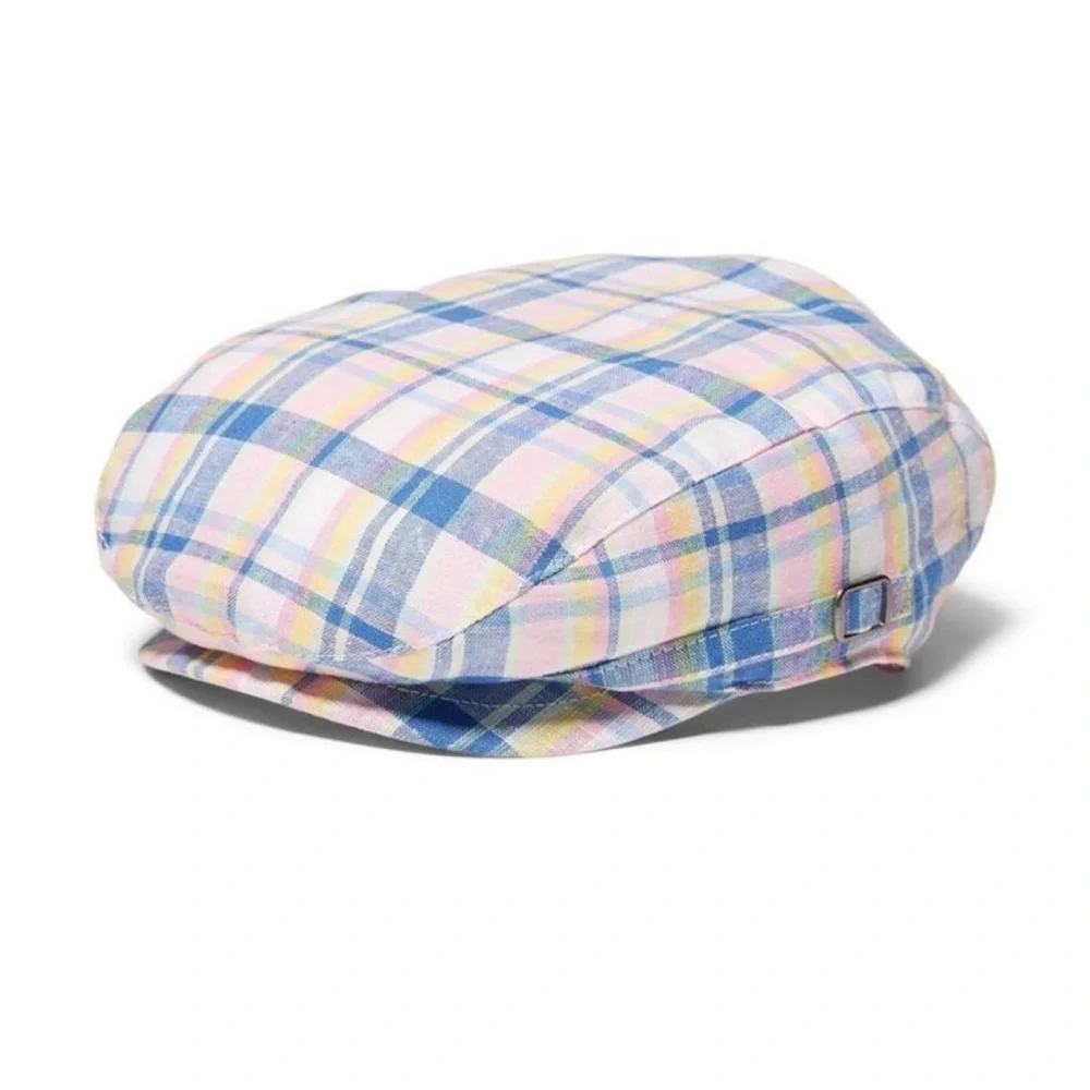 Janie and Jack Plaid Newsboy Cap Size 12 to 24 Months NWT